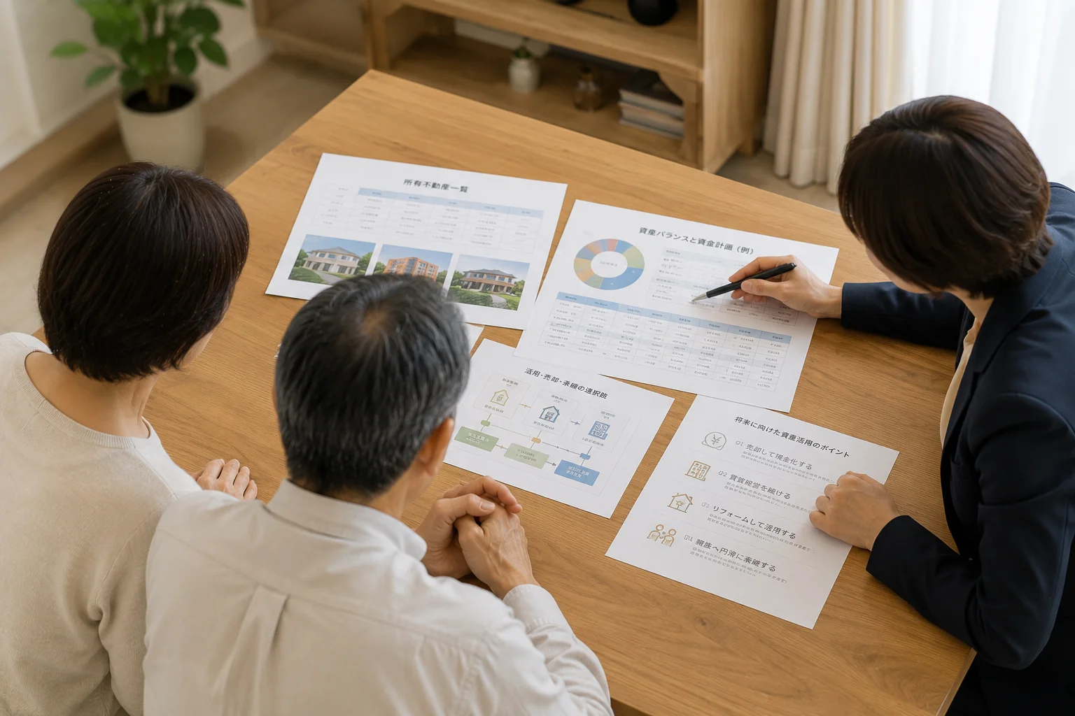 所有不動産を、老後資金・相続・資産形成にどう活かすか考えたい