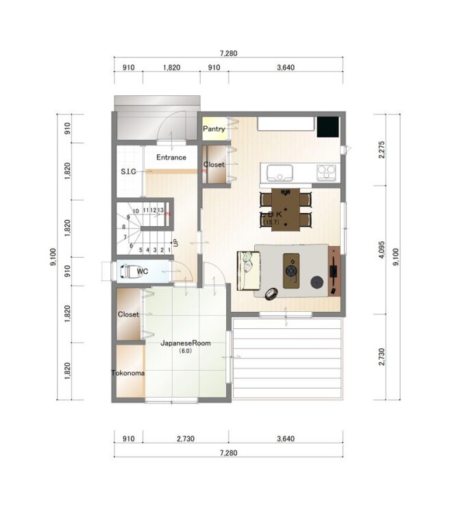 3LDK / 35坪～40坪未満 / 3000万円台 (70203 ) - 神戸の注文住宅